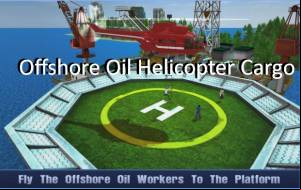 Offshore Oil Helicopter Cargo MOD APK