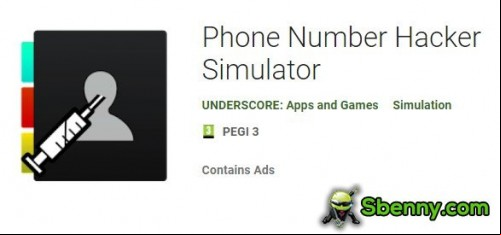 Phone Number Hacker Simulator MOD APK