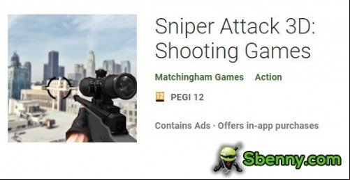 Sniper Attack 3D: Shooting Games MOD APK