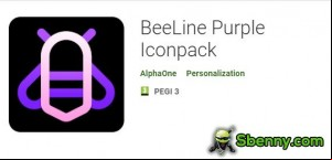 BeeLine Purple Iconpack MOD APK