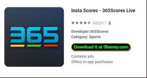 Insta Scores - 365Scores Live MOD APK