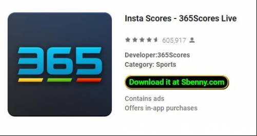 Insta Scores - 365Scores Live MOD APK