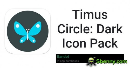 Timus Circle: Dark Icon Pack MOD APK