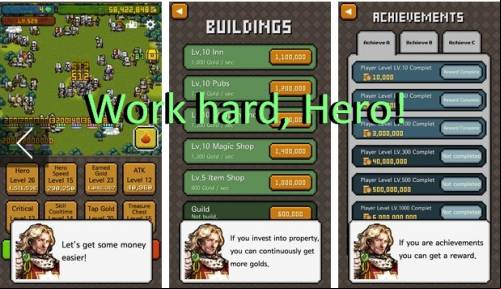 Work hard, Hero! MOD APK