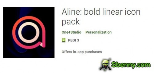 Aline: bold linear icon pack MOD APK