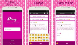 Diary with lock MOD APK
