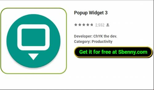 Popup Widget 3