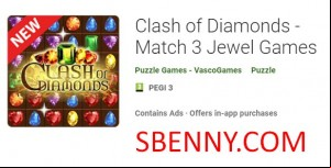 Clash of Diamonds - Match 3 Jewel Games MOD APK