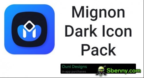 Mignon Dark Icon Pack MOD APK