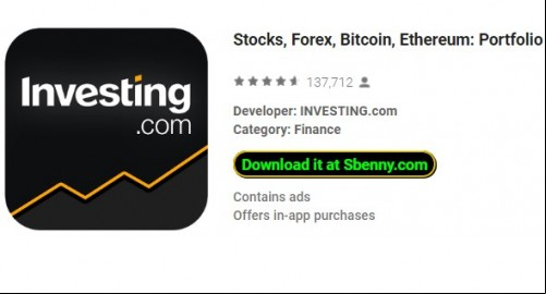 Stocks, Forex, Bitcoin, Ethereum: Portfolio &amp; News MOD APK