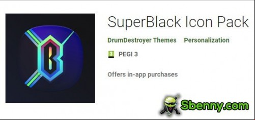 SuperBlack Icon Pack MOD APK