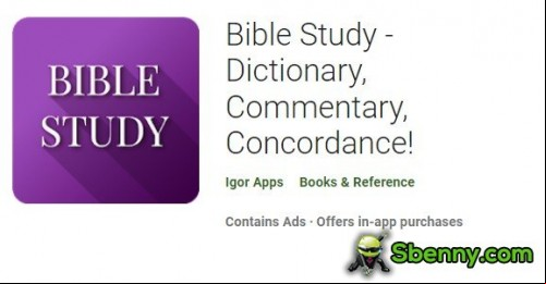 Bible Study - Dictionary, Commentary, Concordance! MOD APK