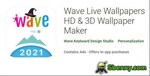 Wave Live Wallpapers HD &amp; 3D Wallpaper Maker MOD APK