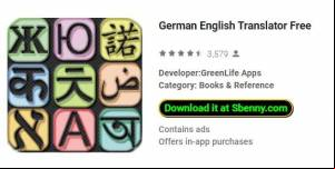 German English Translator Free MOD APK