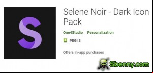 Selene Noir - Dark Icon Pack MOD APK
