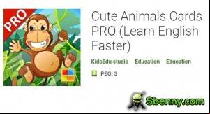 Cute Animals Cards PRO (Learn English Faster)