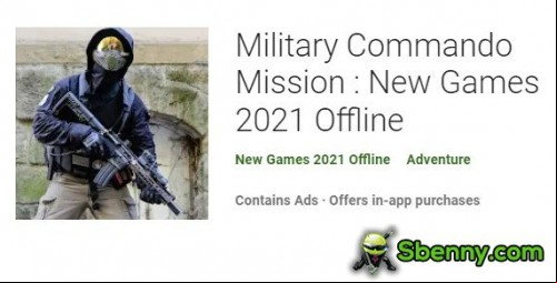 Military Commando Mission : New Games 2021 Offline MOD APK