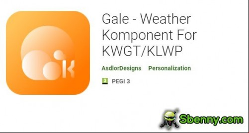 Gale - Weather Komponent For KWGT/KLWP APK