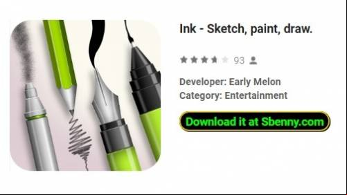 Ink - Sketch, paint, draw.
