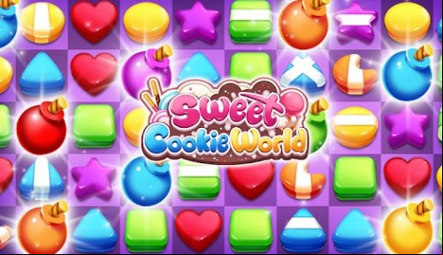 Sweet Cookie World : Match 3 Puzzle MOD APK
