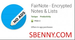 FairNote - Encrypted Notes &amp; Lists MOD APK