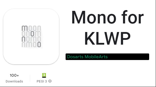 Mono for KLWP MOD APK