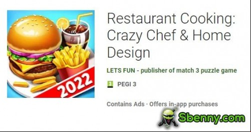 Restaurant Cooking: Crazy Chef &amp; Home Design MOD APK