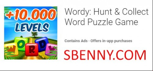 Wordy: Hunt &amp; Collect Word Puzzle Game MOD APK