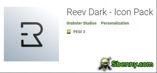 Reev Dark - Icon Pack MOD APK