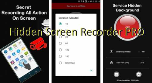 Hidden Screen Recorder PRO MOD APK