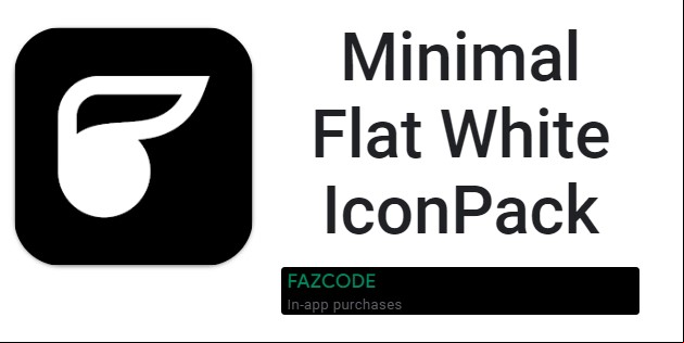 Minimal Flat White IconPack MOD APK