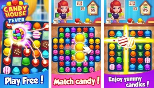 Candy House Fever - 2020 free match game MOD APK