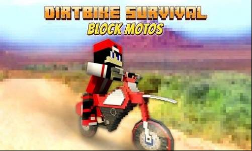 Dirtbike Survival Block Motos - Motorcycle Racing MOD APK
