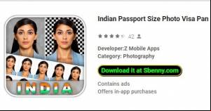 Indian port Size Photo Visa Pan OCI Aadhaar DL MOD APK