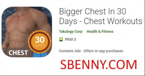 Bigger Chest In 30 Days - Chest Workouts MOD APK