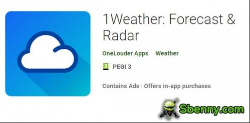 1Weather: Forecast &amp; Radar MOD APK