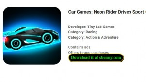 Car Games: Neon Rider Drives Sport Cars MOD APK