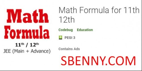 Math Formula for 11th 12th MOD APK