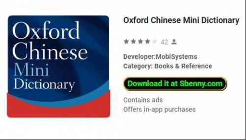 Oxford Chinese Mini Dictionary MOD APK