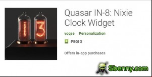 Quasar IN-8: Nixie Clock Widget MOD APK