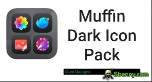 Muffin Dark Icon Pack MOD APK
