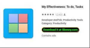 My Effectiveness: To do, Tasks MOD APK