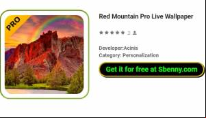Red Mountain Pro Live Wallpaper APK