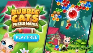 Bubble Shooter Cats POP : Puzzle Mania MOD APK