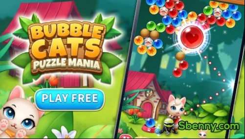 Bubble Shooter Cats POP : Puzzle Mania MOD APK