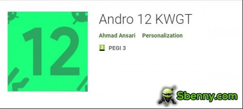 Andro 12 KWGT APK