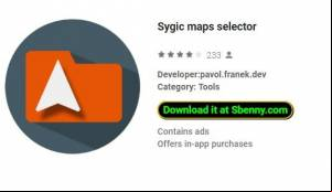 Sygic maps selector MOD APK