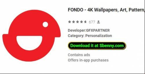 FONDO - 4K Wallpapers, Art, Pattern, Material MOD APK