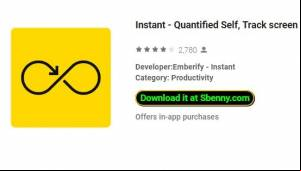 Instant - Quantified Self, Track screen time usage MOD APK