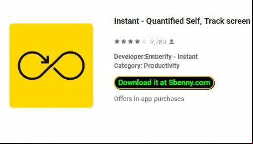 Instant - Quantified Self, Track screen time usage MOD APK